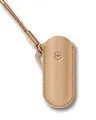 Produktbild: Victorinox Leder-Etui für Schweizer Taschenmesser klein, Hülle für Classic SD Inkl. Trageschlaufe, Beige
