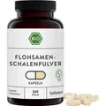 Produktbild: Flohsamenschalen Kapseln I 360 vegane Kapseln - 700 mg indische Fohsamenschalen
