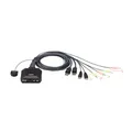 Produktbild: Aten CS22DP-AT 2-Port USB DisplayPort KVM Switch schwarz