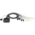 Produktbild: Aten CS22DP: USB DP KVM Switch, 2Port (CS22DP-AT)