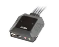 Produktbild: Aten CS22DP 2-Port USB DisplayPort KVM Switch Computer-Adapter