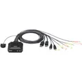 Produktbild: ATEN CS22DP-AT  KVM-Umschalter DisplayPort®  4096 x 2160 Pixel