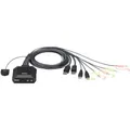 Produktbild: ATEN CS22DP-AT KVM-Umschalter DisplayPort® 4096 x 2160 Pixel