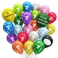 Produktbild: BIO Luftballons 7 Geburtstag •15 Stück• MADE IN EU • Premium BIO Ballons aus 100% Naturlatex • Ø32cm Luftballons 7 I Ballons Kindergeburtstag Luftballons Geburtstag