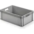 Produktbild: ALUTEC Kunststoffbehälter 60x40x22 cm Stapelbox Stapelkiste Eurobox - Weiß