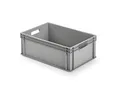 Produktbild: ALUTEC Kunststoffbehälter geschlossen (Inhalt 45 l, Außenmaße (LxBxH) 600 X 400 X 220 mm, stapelbar, lebensmittelecht, kälte- und hitzebeständig von -40° bis +80°C, Aufbewahrungskiste) 75020