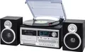 Produktbild: Stereo Plattenspielersystem mit Digital DAB / DAB Empfänger + Bluetooth-Encoding, Kassette, Fernbedienung in schwarz TT 1072