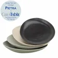 Produktbild: CreaTable PIETRA Geschirrset Speiseteller Teller Set Service 4 tlg. Steinzeug