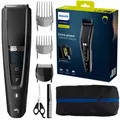 Produktbild: NEU Philips Haarschneider HC5632 Schwarz Bartschneider 28 Längen Akku Reinigung