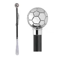 Produktbild: Design Schuhanzieher Motiv Fußball - Schuhlöffel Anziehhilfe - 70 cm