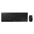 Produktbild: CHERRY Stream Desktop, Kabelloses Tastatur- und Maus-Set, Deutsches Layout (QWERTZ), 2,4 GHz Funk, Leiser Tastenanschlag, Batteriebetrieben, Schwarz