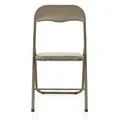 Produktbild: hjh OFFICE TUDELA BASIC PVC taupe Konferenzstuhl Besucherstuhl Klappstuhl97