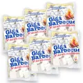 Produktbild: Mr. Mallo Giga Barbecue Marshmallows 6x 400g | XXL-Marshmallows | Schaumzucker-Ware | Mäusespeck softe Süßigkeit für Barbecue, Lagerfeuer oder zum Grillen