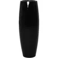Produktbild: VIVANNO Bodenvase Fiberglas MAGNUM Rund - Schwarz Hochglanz (1 St), 37x100 cm schwarz Ø 37 cm x 37 cm x 100 cm x 37 cm