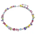 Produktbild: Swarovski Gema Halskette, Rhodinierte Damenhalskette mit Strahlenden Swarovski Kristallen