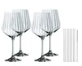Produktbild: NACHTMANN 103143 TASTES GOOD Gin & Tonic Gläser 4er Set und Glastrinkhalme
