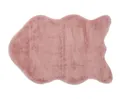 Produktbild: Gözze - Eleganter und Weicher Teppich aus Kunstleder, 80 x 120 cm - Altrosa