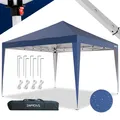 Produktbild: 24MOVE® Pavillon SANTOS blau Partyzelt Festzelt Gartenzelt