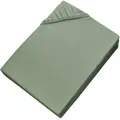 Produktbild: Schöner Wohnen Spannbettlaken, Salbeigrün, Textil, 100x200 cm, Oeko-Tex® Standard 100, Schlaftextilien, Bettwäsche, Bettlaken