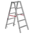 Produktbild: Euroline 20577 Stufenstehleiter 2x5 Stufen Stehleiter Stufenleiter Doppelleiter