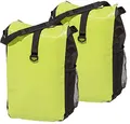 Produktbild: 4Uniq Fahrradtasche Gepäckträger Tasche 2er Set Verschiedene Versionen (Limette/schwarz)