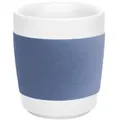 Produktbild: KAHLA Becher touch! henkelloser Becher mit Samt-Banderole, 1-tlg., Porzellan, Made in Germany blau 280 ml | Ø 8.0 cm x 8.7 cm