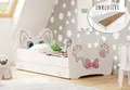 Produktbild: Kids Collective Kinderbett Jugendbett 70x140 80x160 mit Matratze, Schublade und Lattenrost, Katzenmotiv MDF Holz Made in Europe 80x160 cm