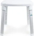 Produktbild: Weinberger Duschhocker Weinberger Duschhocker Badstuhl Höhenverstellbar Anti-Rutsch Weiß