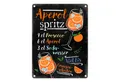 Produktbild: speecheese Metallschild Cocktail-Rezept Aperol Spritz Metallschild in 15x20 cm