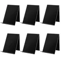 Produktbild: 6 Stück Acryl Buchständer Schwarz, 13x10x11,5cm Buchaufsteller Acryl Buchstüt...