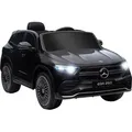 Produktbild: HOMCOM Kinder Elektroauto 12V Mercedes-Benz EQA Elektrofahrzeuge mit Fernbedienung, Kinderauto mit MP3-Player, Scheinwerfer, Tragebarer Batterie, 3... - Schwarz/Bronze