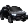 Produktbild: Homcom - Kinder Elektroauto 12v Mercedes-benz Eqa Elektrofahrzeuge Mit Fernbedienung, Kinderauto Mit Mp3-player, Scheinwerfer, Tragebarer Batterie, 3-8 Km/h, Für 3-8 Jahre Kinder, Schwarz