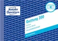 Produktbild: Quittung Avery Zweckform 300, inkl. MwSt., A6 Querformat, 1 Block mit 50 Blatt, FSC®-Papier, weiß 162437