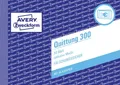 Produktbild: Avery Zweckform® 300 300 Quittung inkl. MwSt. - A6 quer, MP, BL, fälschungssiche