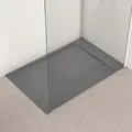 Produktbild: Ideal Standard Ultra Flat S i.life Rechteck-Brausewanne T5220FS 120 x 80 x 3,2 cm, quarzgrau