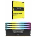 Produktbild: CORSAIR Vengeance RGB schwarz DIMM Kit    192GB, DDR5-5200, CL38-38-38-84, on-die ECC