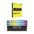 Produktbild: 192GB Corsair Vengeance RGB schwarz DDR5-5200 DIMM CL 38 Quad Kit