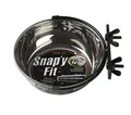 Produktbild: MidWest Homes for Pets - Snap'y Fit Futternapf oder Wassernapf aus Edelstahl, 591 ml, Befestigung an Gitterbox, kippfreies Design, rostfrei, für kleine Hunde und Katzen
