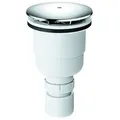 Produktbild: GROHE Ablaufgarnitur 49533, für Duschwanne, Ø 112 mm, Abgang senkrecht, Ablaufleistung 1,1 l/s (66 l/min) nach DIN EN 274, chrom - Silber