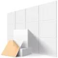 Produktbild: Akustikplatten Selbstklebend Schallabsorber Wand, 12 Stück Quadratisch Filz W...