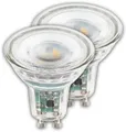 Produktbild: Briloner Leuchten LED-Leuchtmittel Ultraeffizientes GU10 Leuchtmittel EEK A, 2er Set, GU10, GU10, Warmweiß, 4,7W, 850 Lumen, 3000K