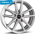 Produktbild: Borbet W crystal silver 6x15 ET43 - LK5/114.3 ML72.5 Alufelge silber