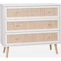 Produktbild: sweeek Bohème, Weiß, 3 Schublade(n), Holz, 30 kg, 390 mm, 900 mm - Weiß
