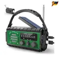Produktbild: MILFECH Solar Radio 20000mAh Tragbar Dynamo Wetter Notfallradio LED Tas