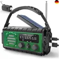 Produktbild: Solar 20000mAh Tragbar Dynamo LED Taschenlampe SOS