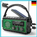 Produktbild: 20000mAh Solar Radio Tragbar Dynamo Wetter Notfallradio