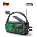 Produktbild: Wetter Notfallradio AM FM mit 20000mAh Akku, Tragbar, Solarpanel, MILFECH