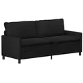Produktbild: vidaXL Sofa Schwarz 196 x 81 x 87,5 cm Samt