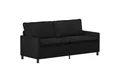 Produktbild: vidaXL Sofa Sofa Schwarz 196 x 81 x 87,5 cm Samt, 1 Teile