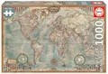 Produktbild: Educa - Puzzle 1000 Teile für Erwachsene | Weltkarte 1000 Teile Miniatur Puzzle für Erwachsene und Kinder ab 14 Jahren, Map, Atlas (16764)